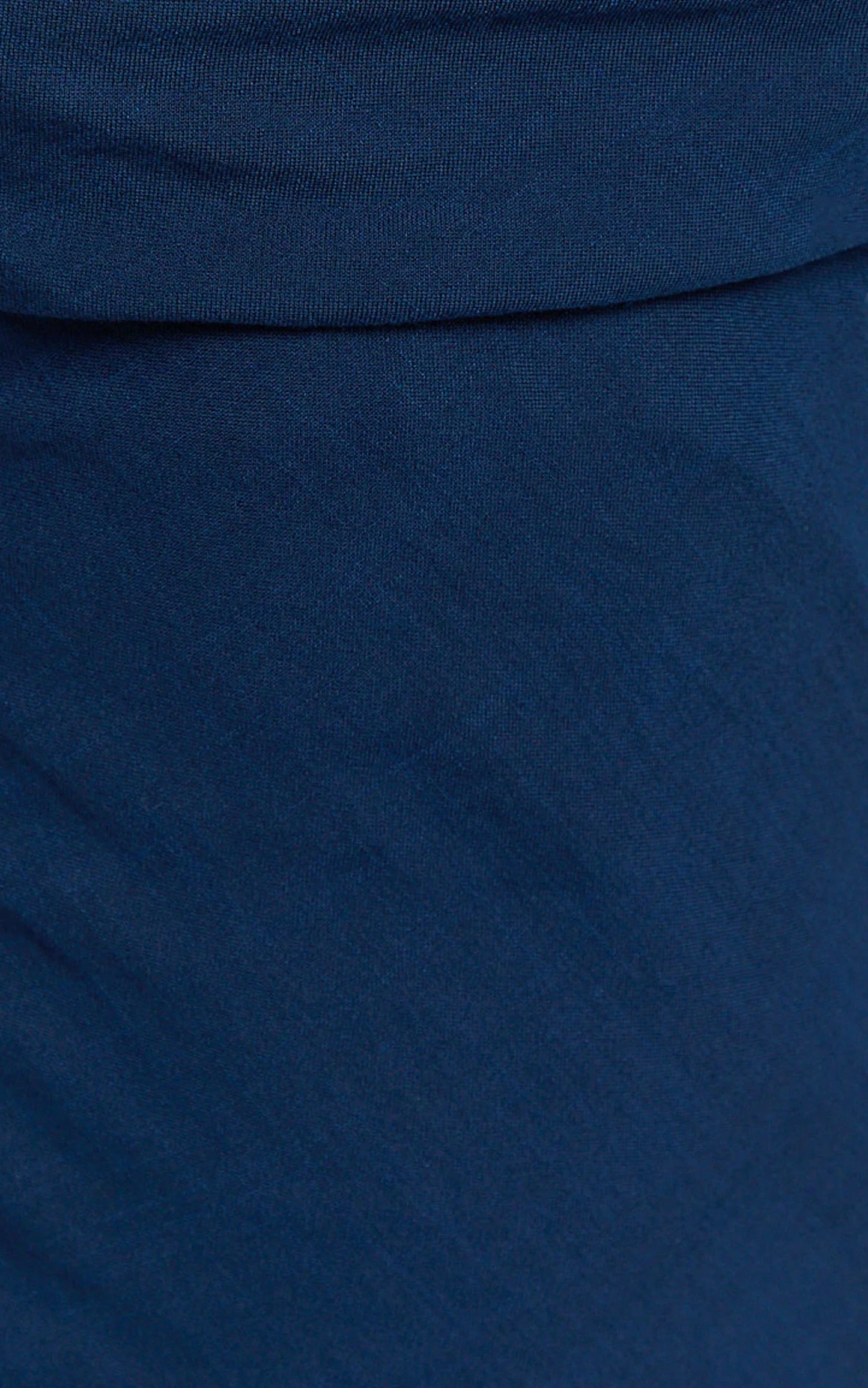 Reviena Maxi Dress - Cut Out Cowl Neck Dress in Navy