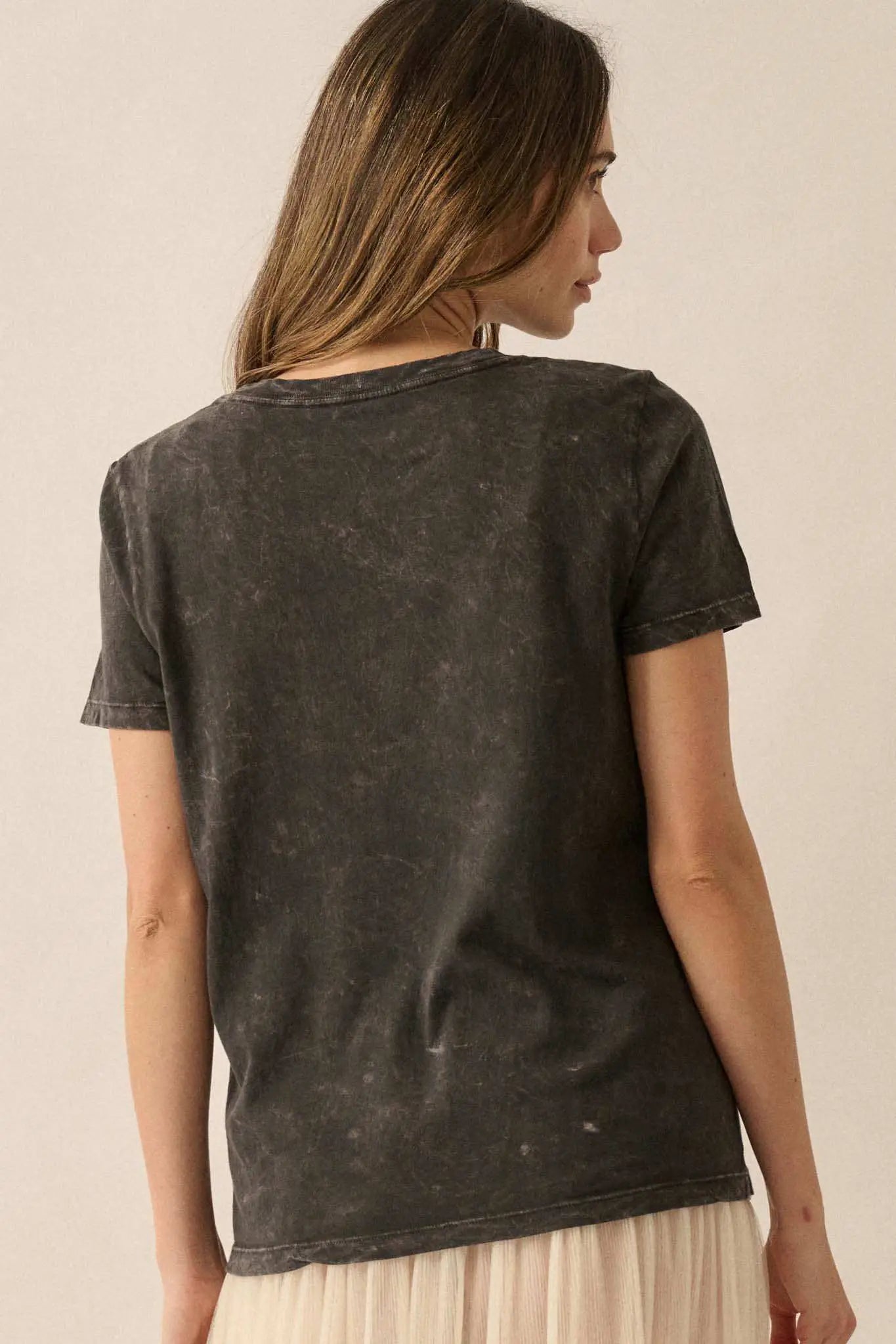 Music on Fire Vintage-Wash Graphic Tee