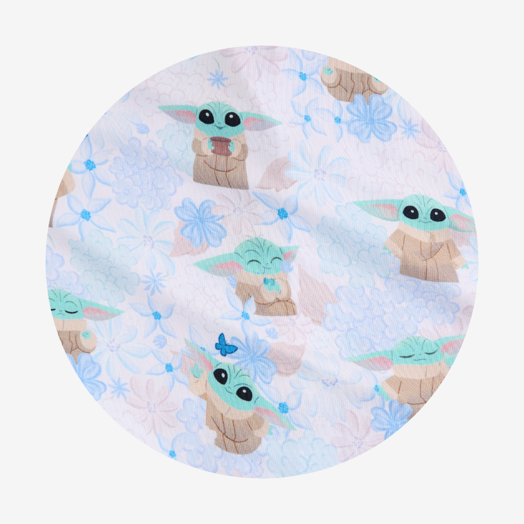 Star Wars™ Grogu Garden Minky Ruffled Luxette Patoo® Blanket