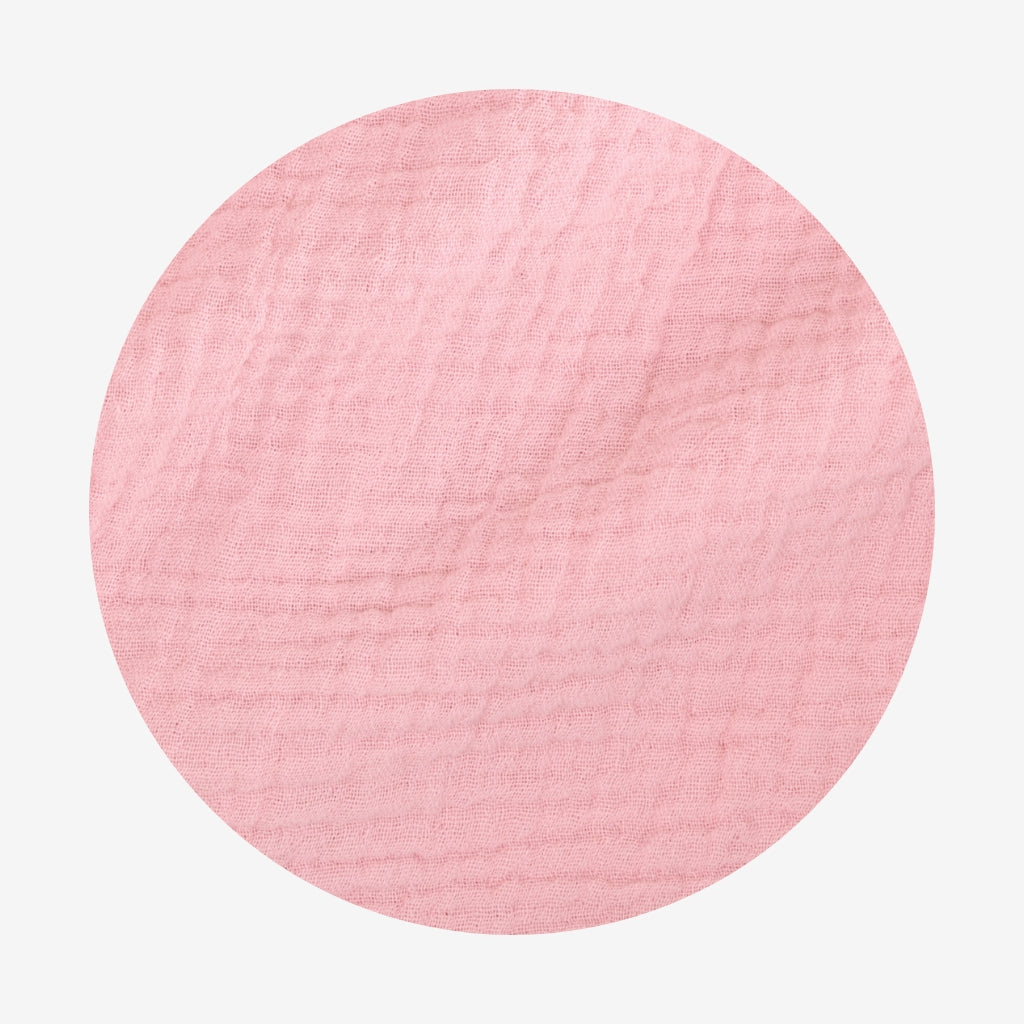 Happy Pink Cotton Crinkle Ruffled Shorts