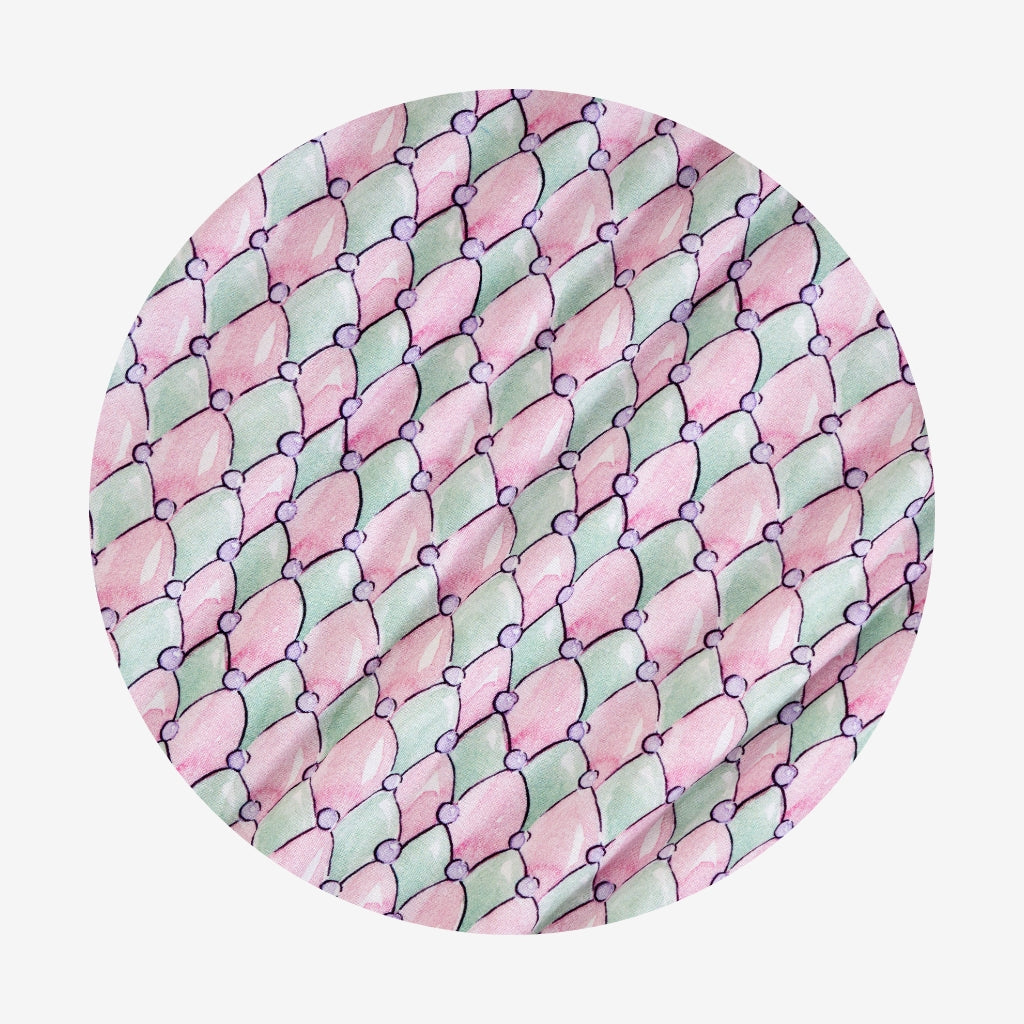Harlequin Diamonds French Terry Skater Skirt