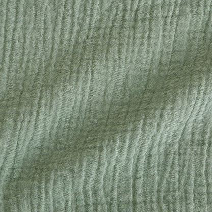 Soft Jade Cotton Crinkle Romper