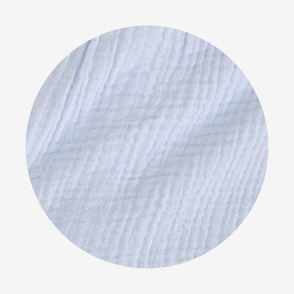 Halogen Blue Cotton Crinkle Mini Skirt