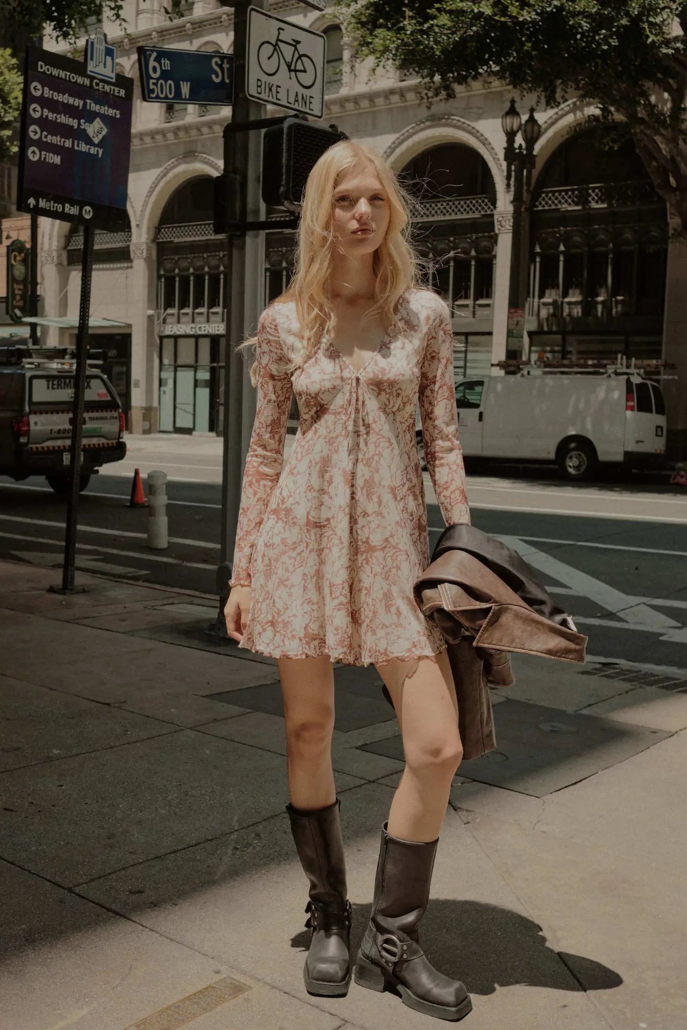 Rare Roses Floral-Print Mesh V-Neck Romper