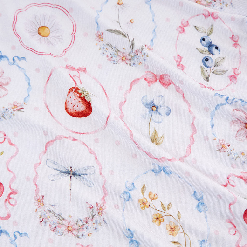 Caroline & Caroline Dot Ruffled Luxette Patoo® Blanket