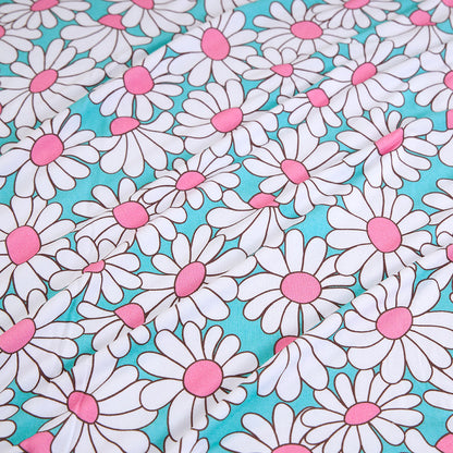 Retro Daisy Luxe Bow Headwrap