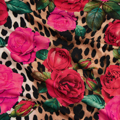 Wild Roses Luxe Bow Headwrap