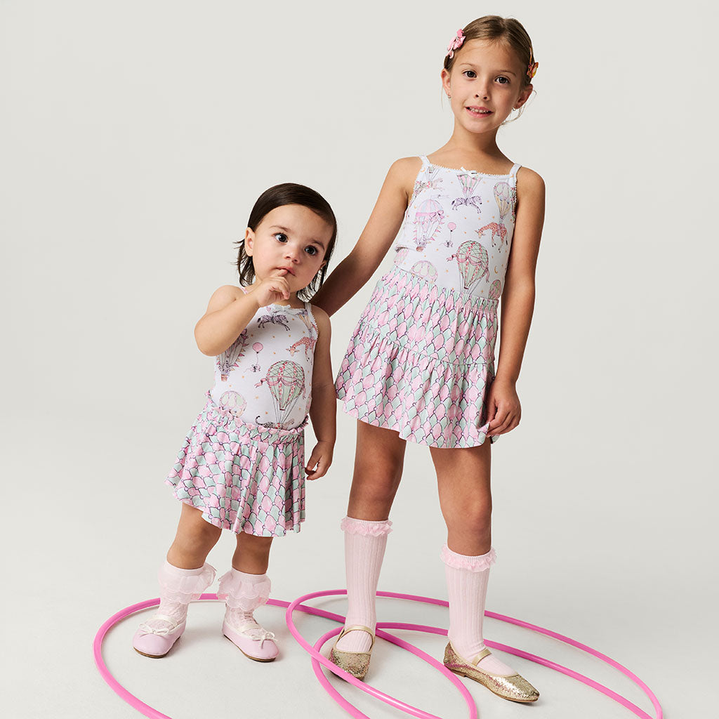 Harlequin Diamonds French Terry Skater Bummie