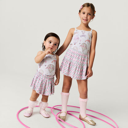 Harlequin Diamonds French Terry Skater Bummie