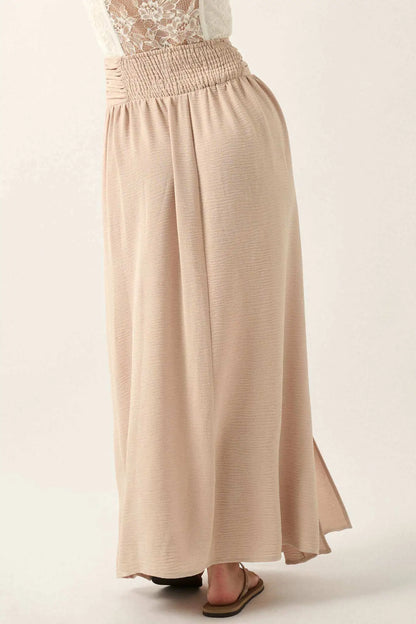 Loving You is Easy Double Slit Crepe Maxi Skirt